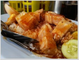 ข้าวหมูกรอบ @ Nakhonpathom